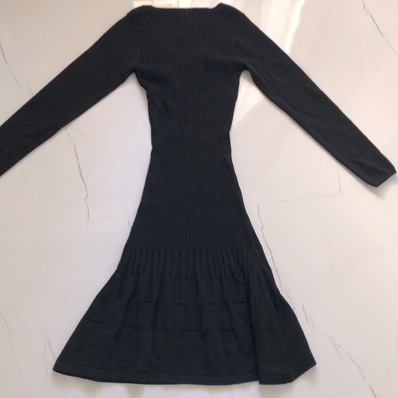 Black Sweater Dress - Picture 5 of 6